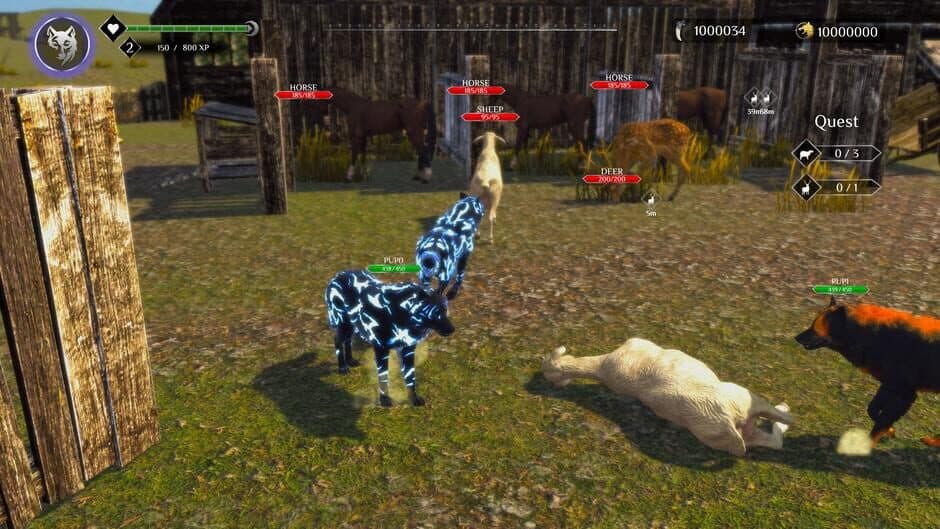 Wolf Sim: Animal Battle Survival RPG screenshot 3