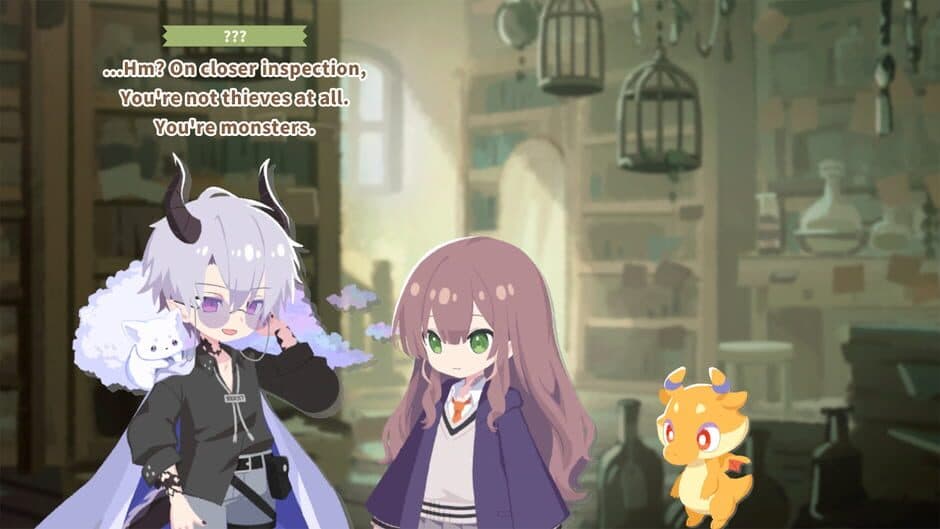 Monpic: The Hatchling Meets a Girl screenshot 4