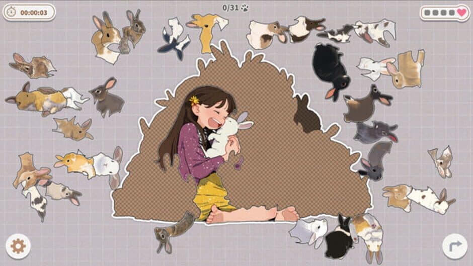 Bunnies Huddled Together screenshot 1