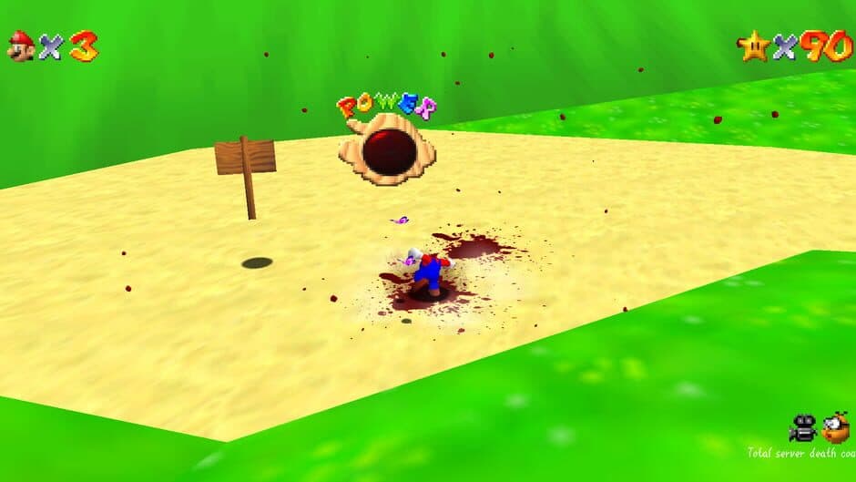 Super Mario 64: Gore/Hard-Mode screenshot 1