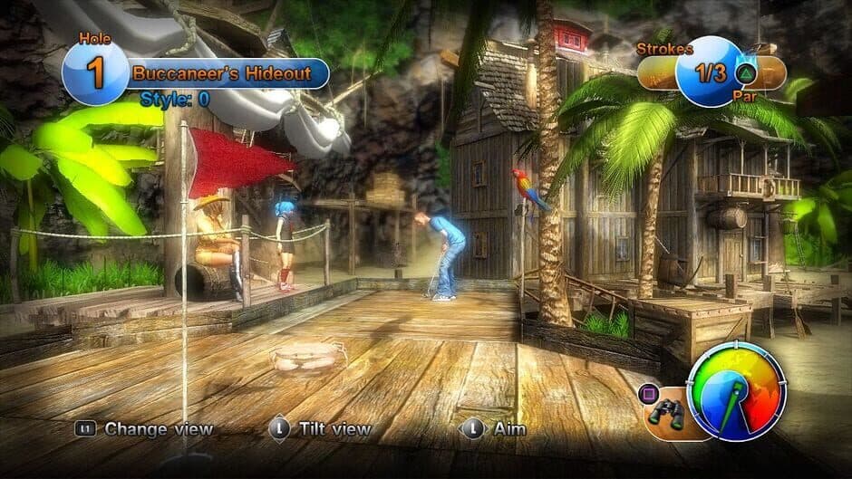 Planet Minigolf: Stronghold Island screenshot 2