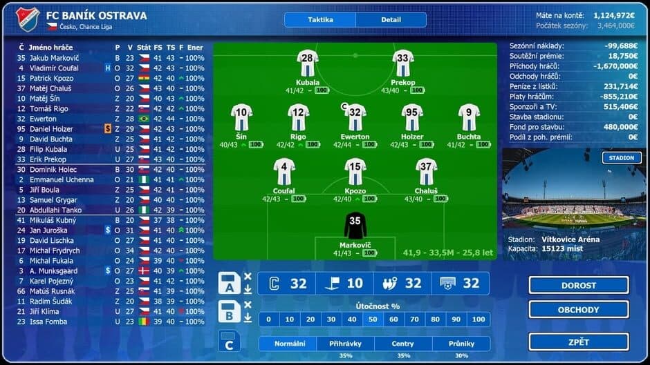 Czech Soccer Manager 2025 screenshot 4