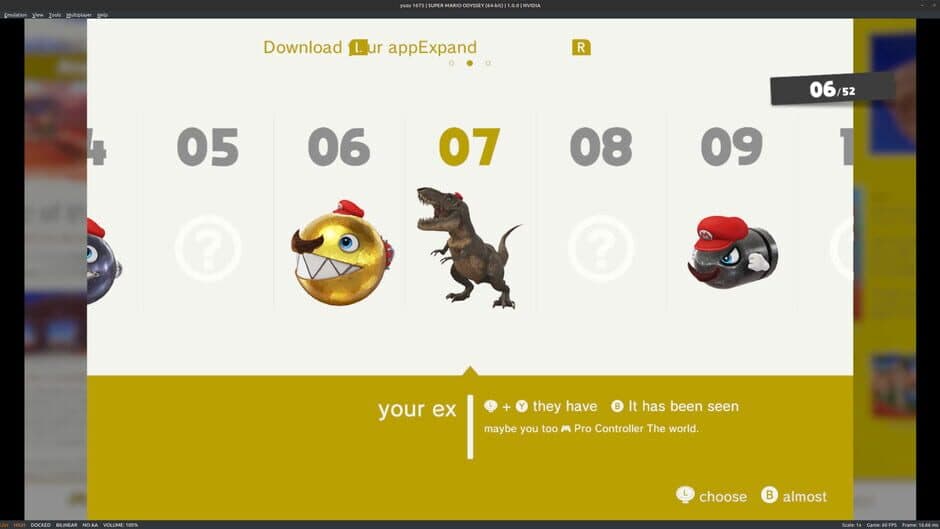 Super Mario Odyssey: Google Translated screenshot 2