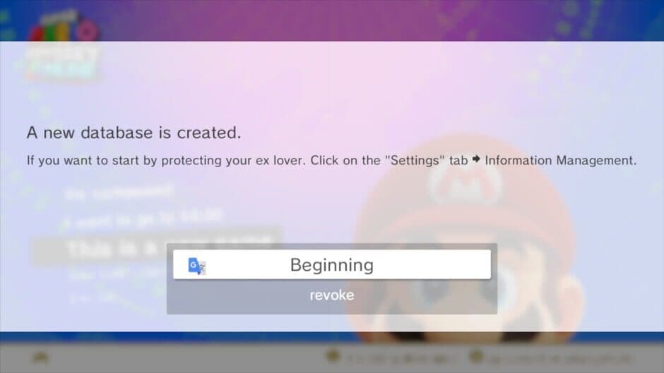 Super Mario Odyssey: Google Translated screenshot 3