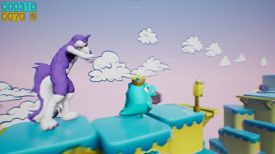 Dino Running from a Furry: Gamesforfarm screenshot 3