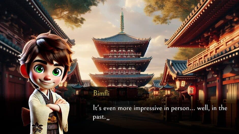 Bimfli & His Time Travels: Japan screenshot 1