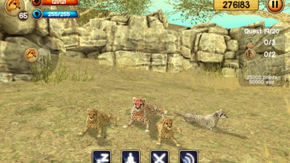 Wild Cheetah Sim 3D screenshot 1