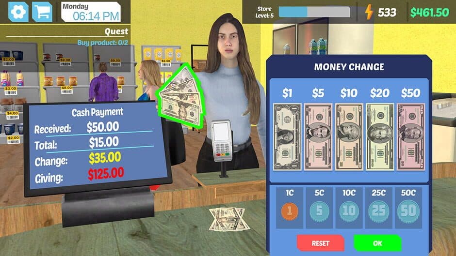 Cashier Simulator screenshot 2