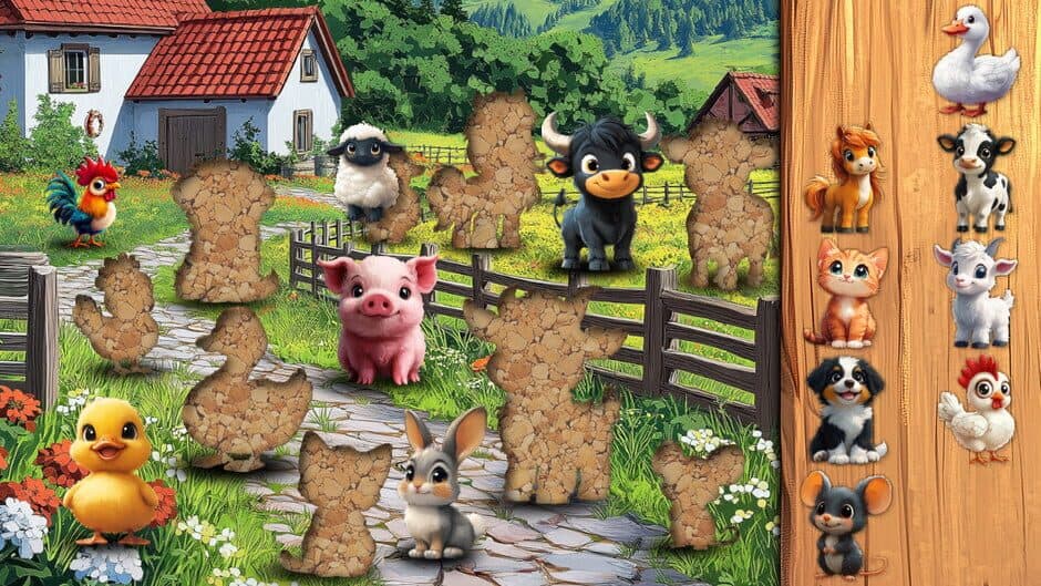 Puzzle Adventures: Farm Animals screenshot 4