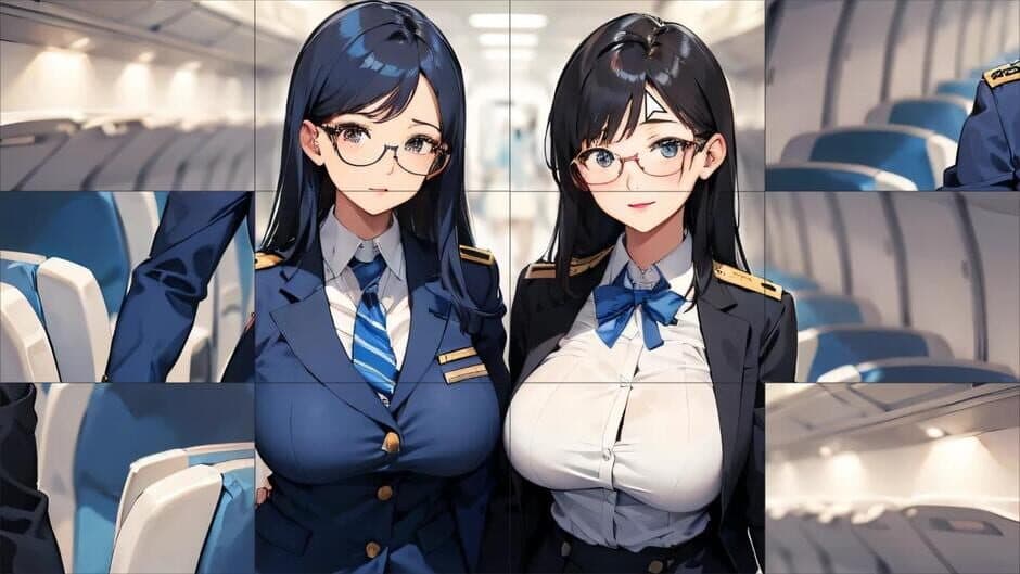 Hentai Stewardese Girls screenshot 3
