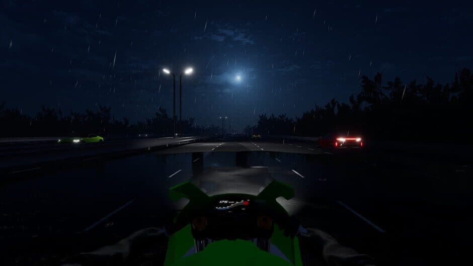 Motorcycle Night Ride screenshot 1