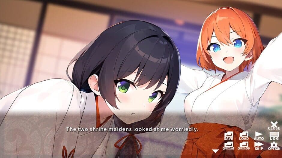 Miko x Miko Sisters: Kagura-kei no Miko to Akuryou screenshot 2