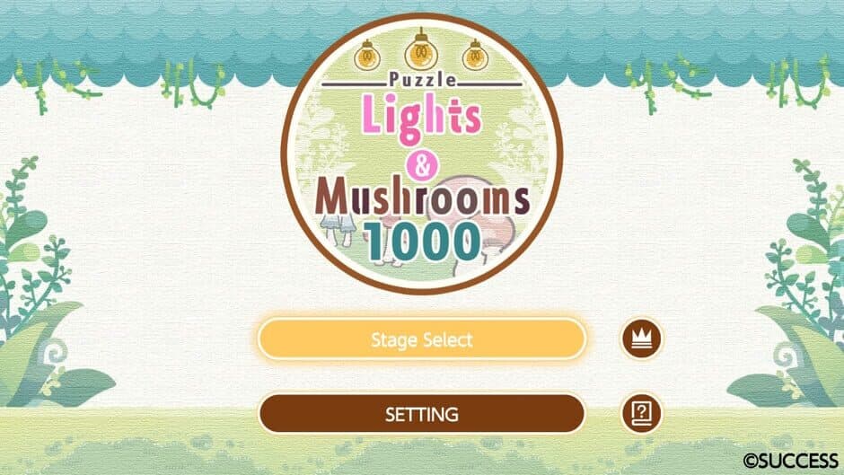 Puzzle Lights and Mushrooms 1000 screenshot 2