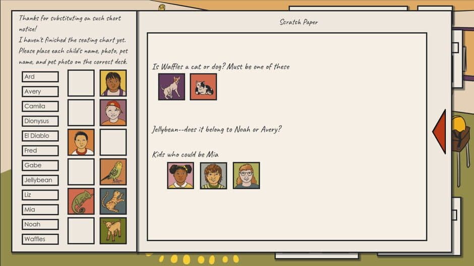 Deductopia Chapter 1: Bring Your Pet to School Day screenshot 2