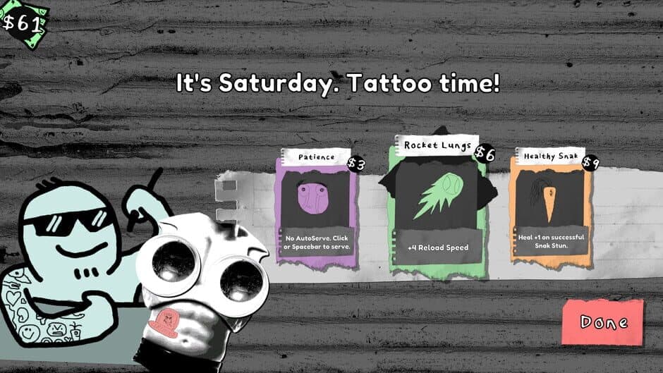 Torso Tennis screenshot 1