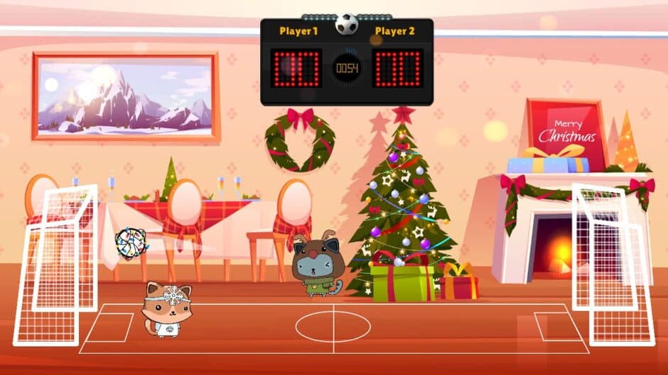 Kitten's Head Football: Winter Edition screenshot 3
