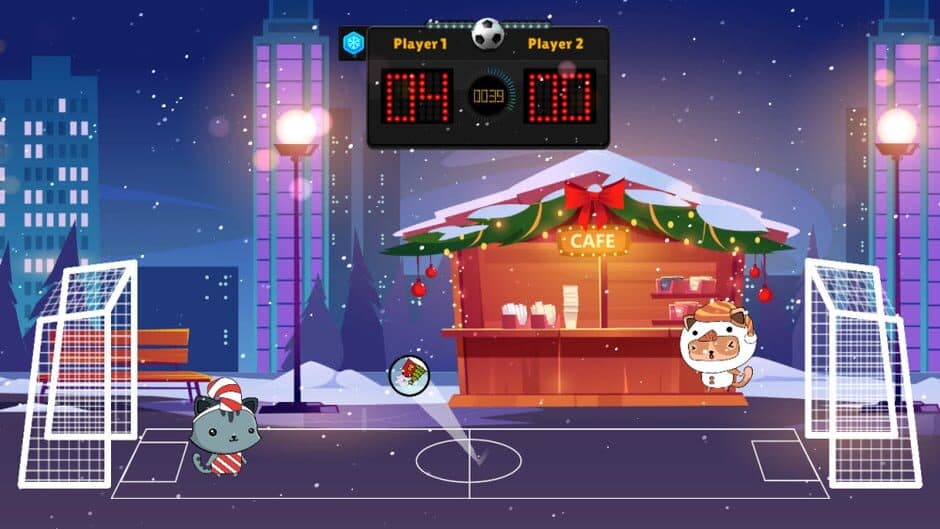Kitten's Head Football: Winter Edition screenshot 6