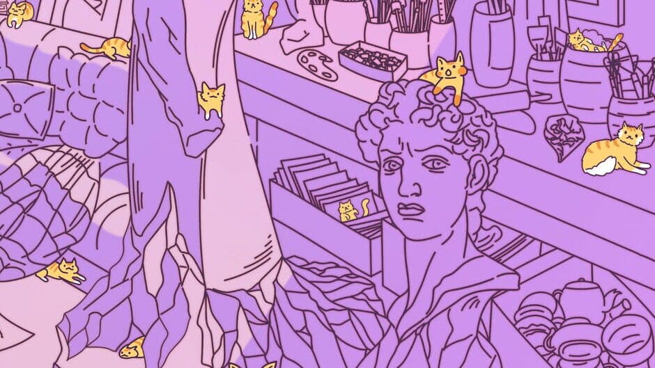 Cats Visiting Cozy Art Studios screenshot 4