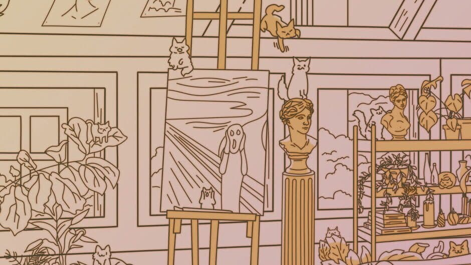 Cats Visiting Cozy Art Studios screenshot 6