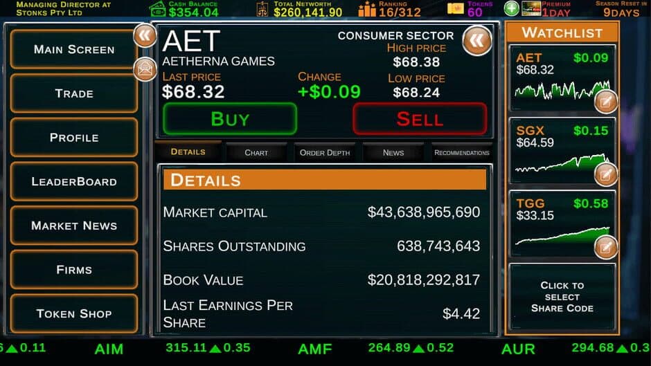 Stock Market Tycoon: Challenge screenshot 3