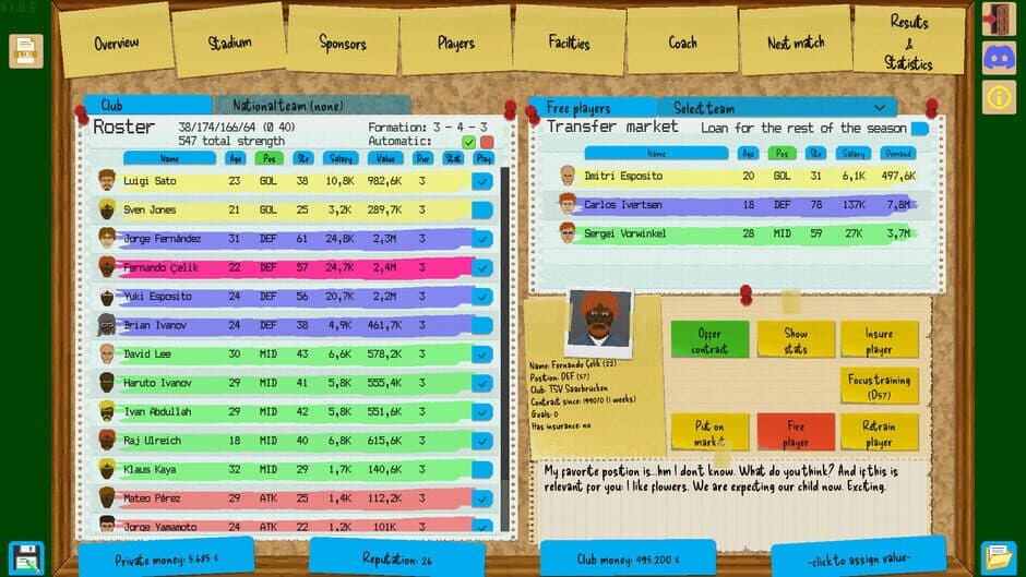 Boeckham's Football Manager screenshot 2