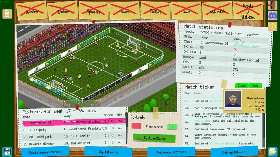 Boeckham's Football Manager screenshot 3
