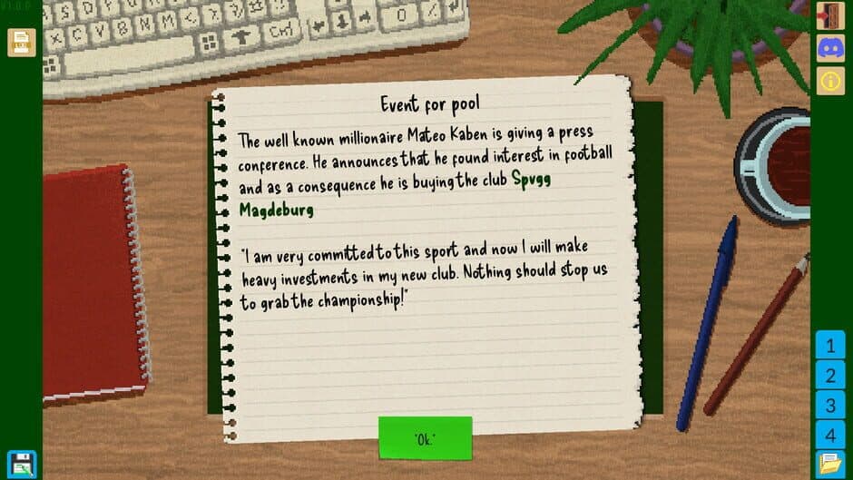 Boeckham's Football Manager screenshot 4