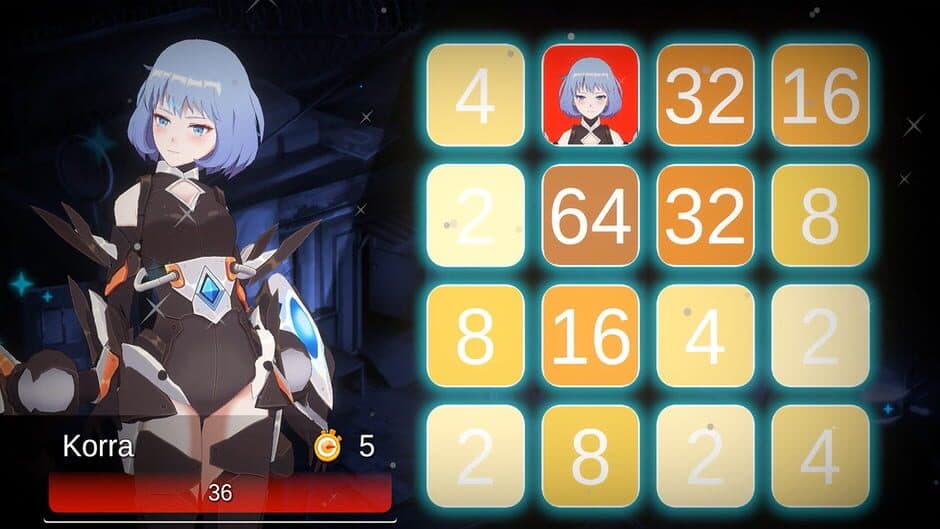 Battle Puzzle 2048: Space Girls screenshot 2