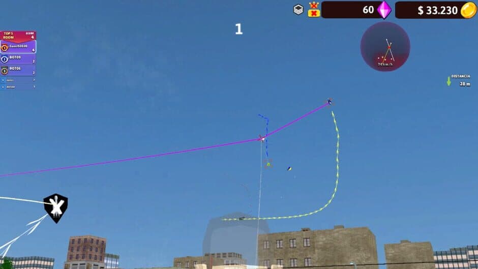 CS Diamantes Pipas: Kite Game screenshot 3