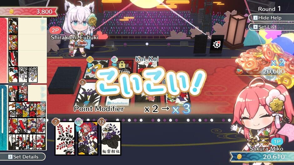 Hololive Holo's Hanafuda screenshot 1