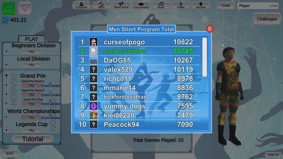 Figure Skating Legends screenshot 5