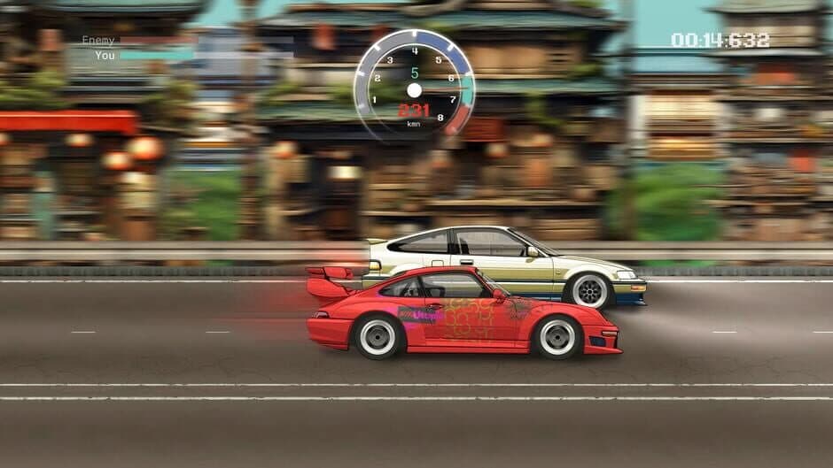 JDM Pixel Street Car Racing screenshot 2