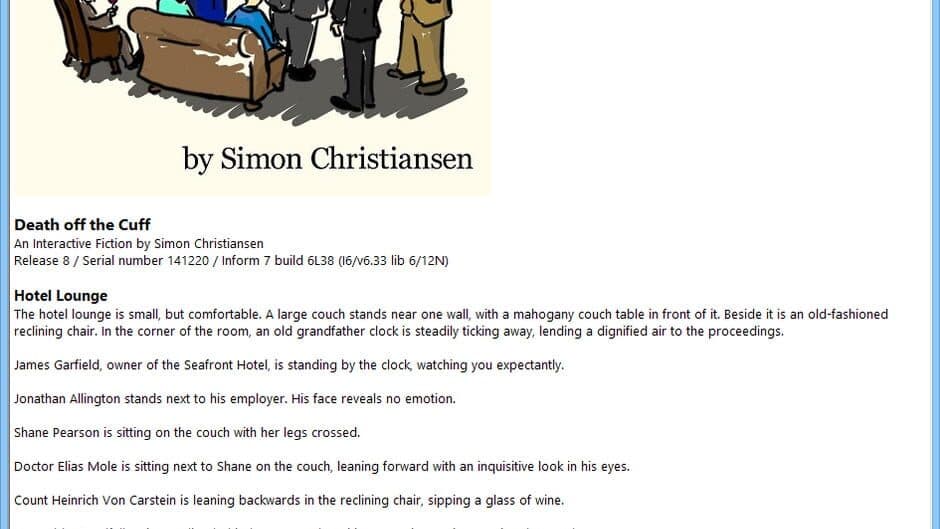 Death off the Cuff screenshot 1