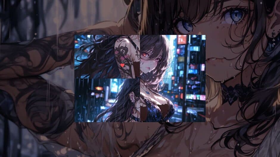 Wet Whispers: Anime Shift Puzzles screenshot 1