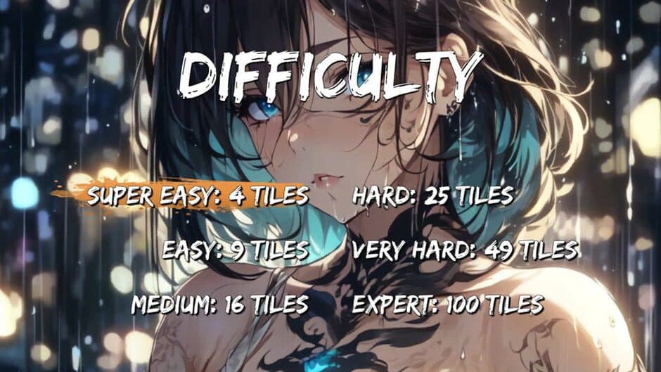 Wet Whispers: Anime Shift Puzzles screenshot 2