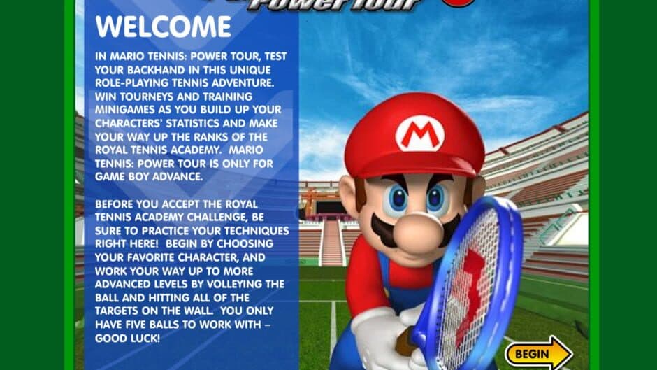 Mario Tennis: Power Tour screenshot 1