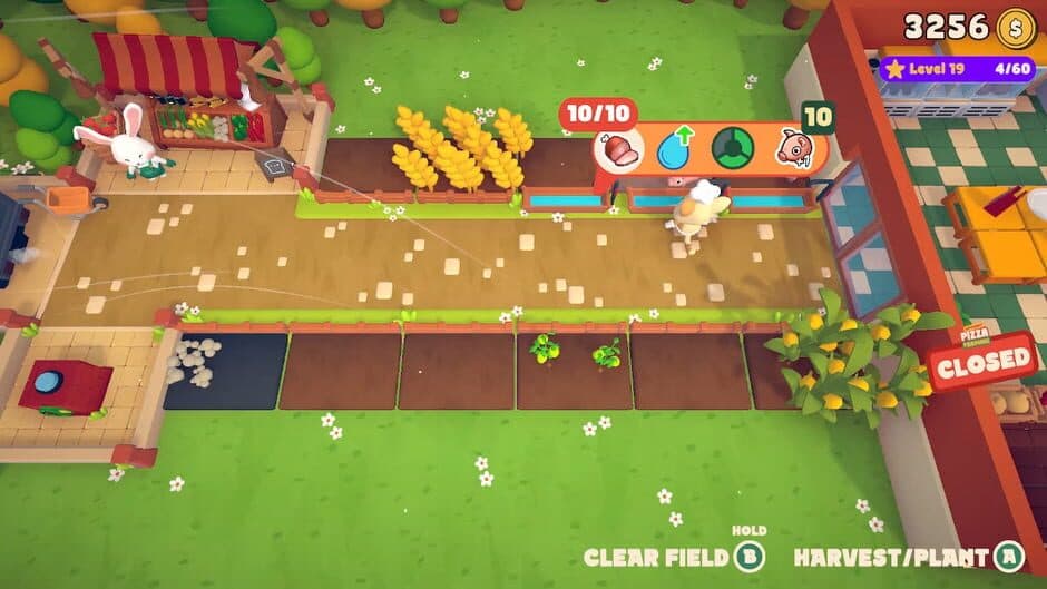 Cat & Rabbit Pizza Farming screenshot 4