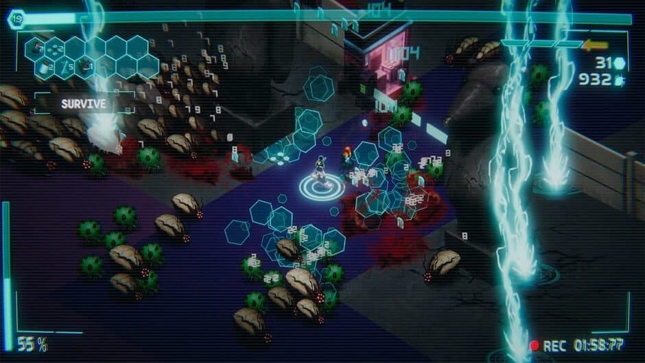 CybeRage: Orange Line screenshot 1