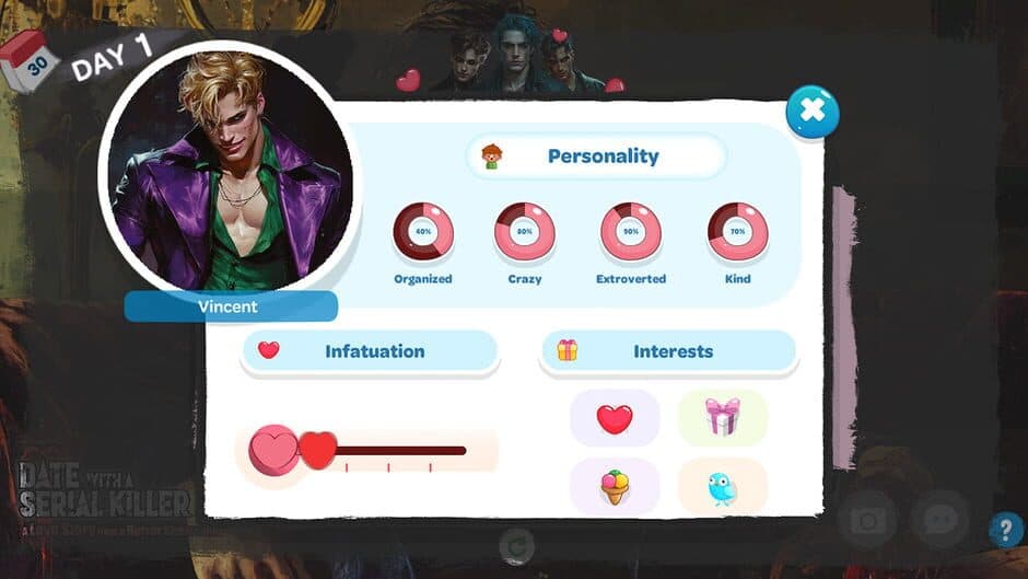 Date with a Serial Killer: A Love Story from a Horror Show Series screenshot 2