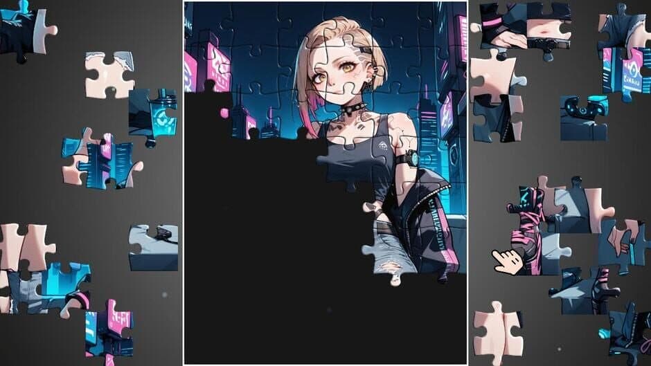 Hentai Puzzle: Cyber Girls screenshot 4
