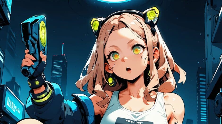 Hentai Puzzle: Cyber Girls screenshot 3