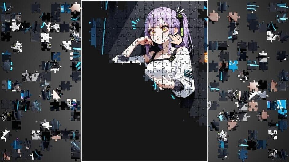 Hentai Puzzle: Cyber Girls screenshot 1