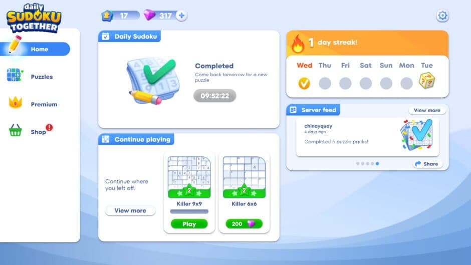 Daily Sudoku Together screenshot 1
