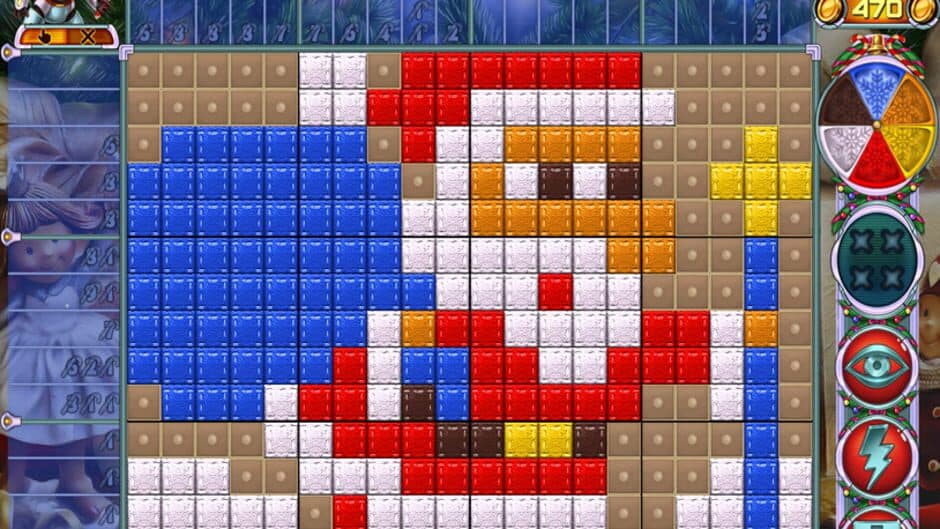 Rainbow Mosaics 10: Christmas Helper screenshot 3