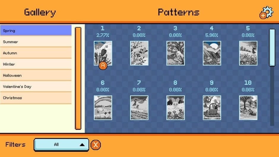 Pixel Cross Stitch Color by Number Seasons Collection screenshot 6