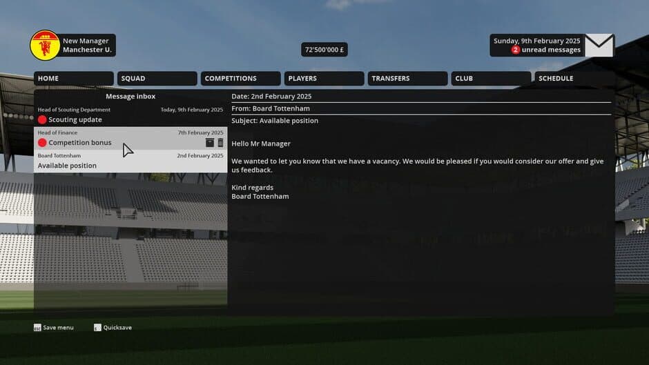 Football Career Mode 26 screenshot 2