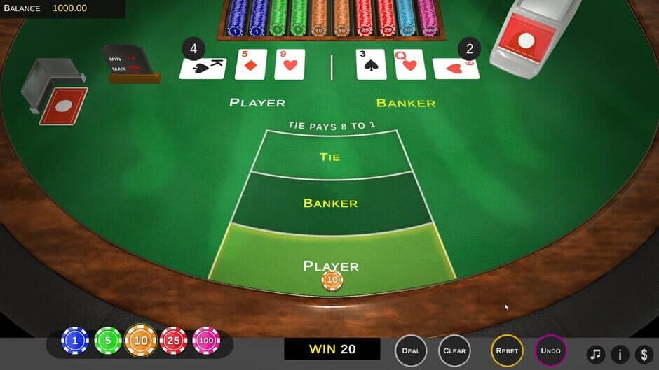 Baccarat screenshot 2