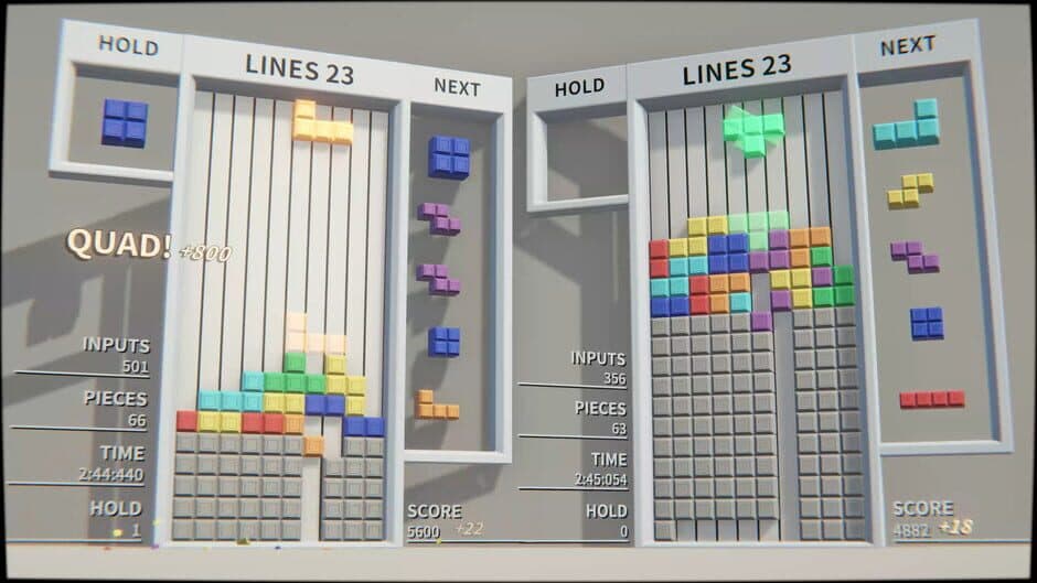 Quadra Break Tetris screenshot 1