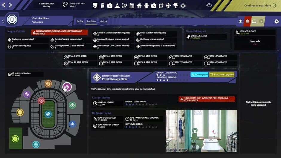 Rugby League Team Manager 4 screenshot 1