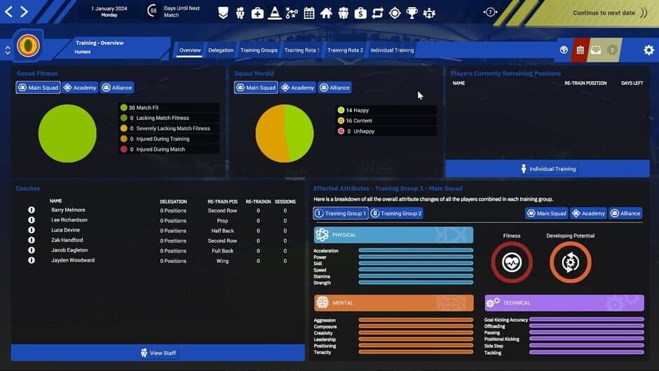 Rugby League Team Manager 4 screenshot 3
